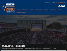 Tablet Screenshot of open-air-kino-heilbronn.de